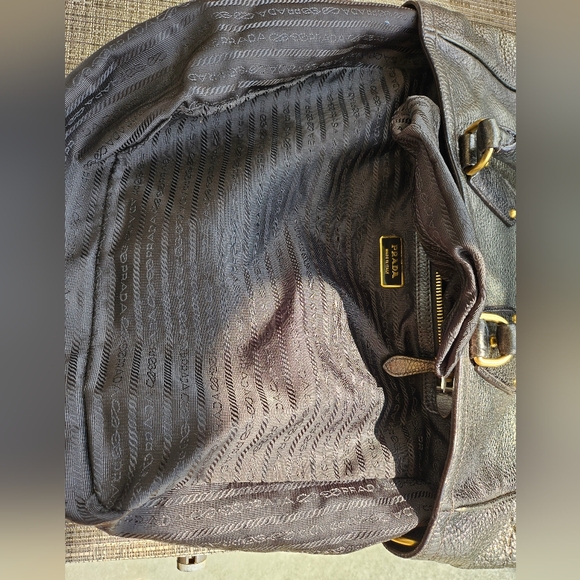 EUC Prada Metallic Gold leather Tote - Picture 16 of 17